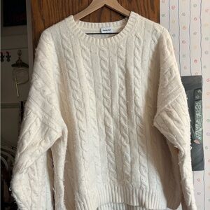 Aritzia Sunday Best Cable Knit Sweater